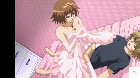 Liseli Üvey Kız Kardeşinin Azgınlığından Faydalanan Utangaç Ergen - Hentai 